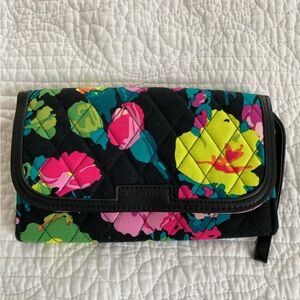 Vera Bradley -  Floral Trimmed Wristlet
